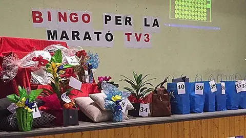 Els regals del Bingo per la Marató de TV3
