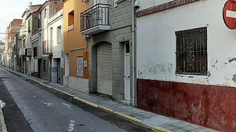 Carrer Santa Cristina, una de les actuacions previstes per l'Ajuntament