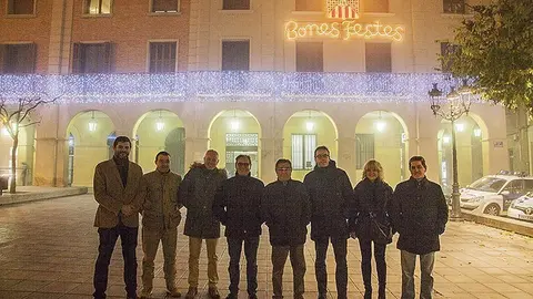 Encesa de les llums de Nadal a Mollerussa