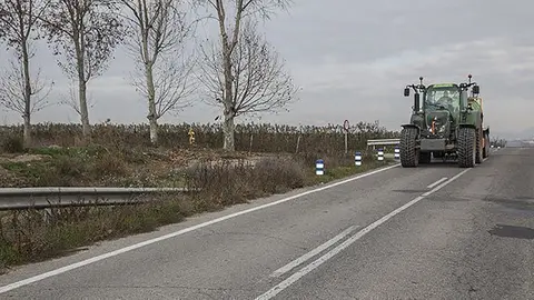 Un dels trams més conflictius de la carretera de Linyola a Bellcaire