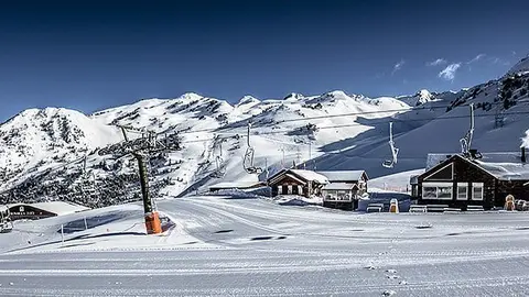 Imatge de l'estació de Baqueira-Beret