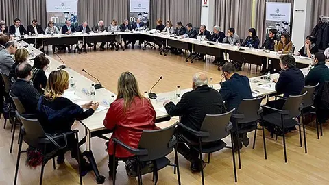 La Diputació de Lleida ha acollit una reunió amb diferents representants institucionals