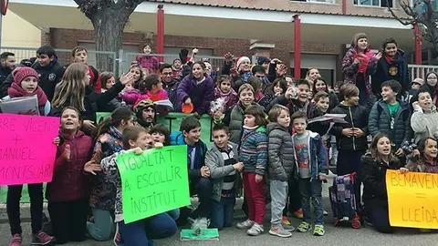 Manifestació Escola Sant Joan de Benavent de Segrià