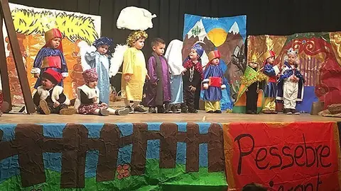 Festival i pessebre dels nens i nenes de Lo Caragolet de Fondarella