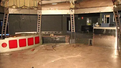 Estat en què va quedar la discoteca després de cessar l'activitat