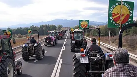 Mobilitzacions del Sindicat Unió de Pagesos