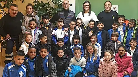 L'escola de Soses visita l'Ajuntament portda