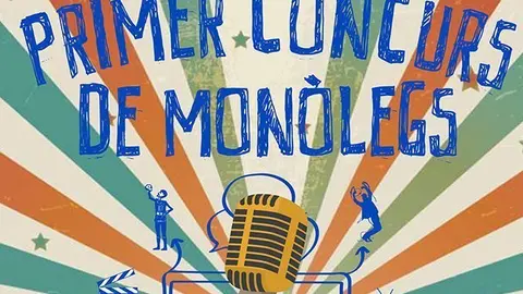 Cartell del Concurs de Monólegs