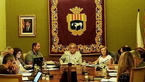 Ple de l'Ajuntament  a les Borges Blanques.