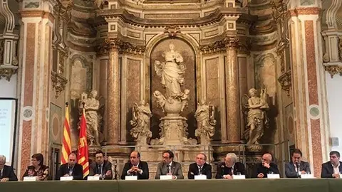 Acte de signatura del gran pacte del Segarra Garrigues