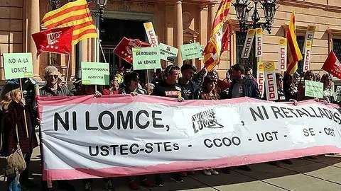 foto manifestacio lomce lleida acn portada