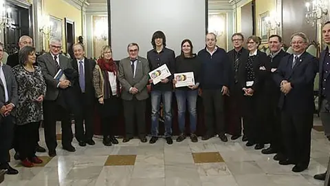 Lliurament del premi Batec del 2015, a Eduard Masdeu
