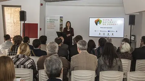 Teresa Fuentes presenta el programa Espais Naturals de Ponent