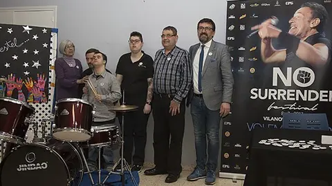 Els percussionistes d&#39;Acudam que participaran en el festival
