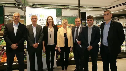 Directius de Plusfresc i autoritats tarragonines en l'acte inaugural