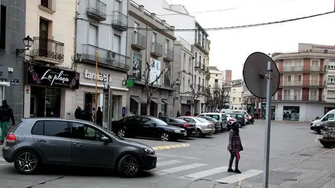Carrers de l'àmbit d'actuació de la reforma del centre de Mollerussa 1