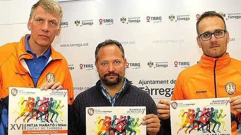 Presentació de la 17a Mitja Marató i 10 KM Ciutat de Tàrrega portada
