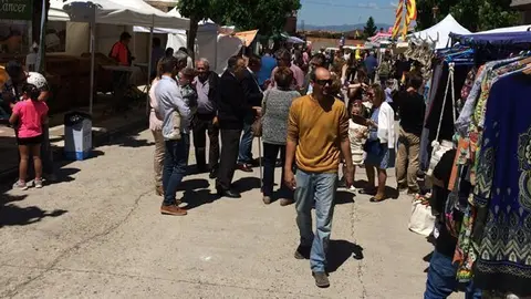 La zona d&#39;exposició de la quarta edició de Firacamp