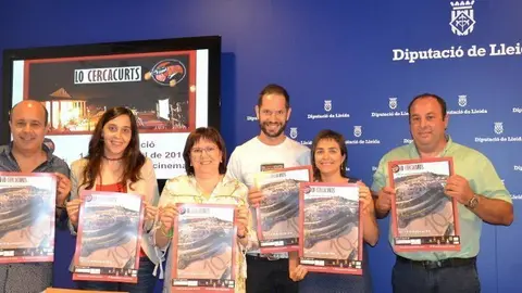Imatge de la roda de premsa de Lo Cercacurts 2016 a la Diputació de Lleida