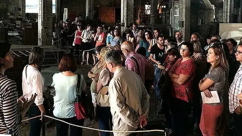 Embarrat Una de les visites guiades d'avui diumenge portada