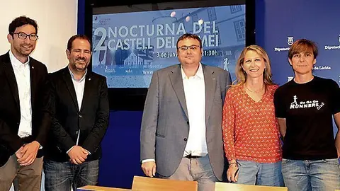 Acte de presentació de la segona edició de la Cursa nocturna del Castell del Remei