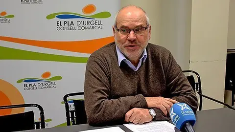 El president del Pla d'Urgell Josep Maria Huguet