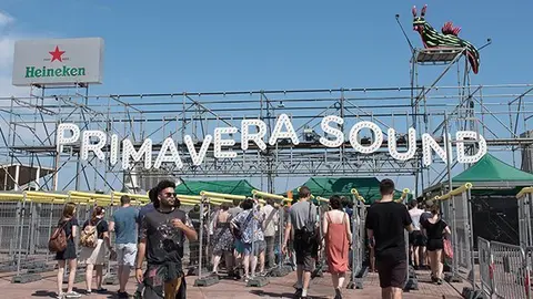 Imatge dels accesos al Primavera Sound - Garbine Irizar