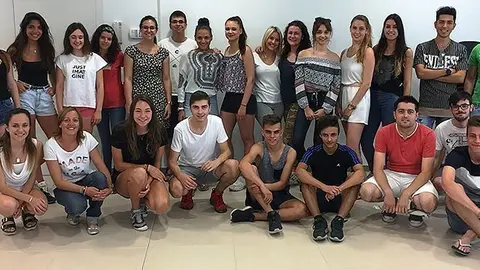 Participants al curs de Monitor de Lleure organitzat per l'Oficina Jove de les Garriques