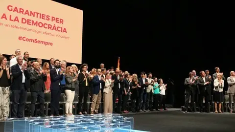 Acte de presentació de la llei del referendum