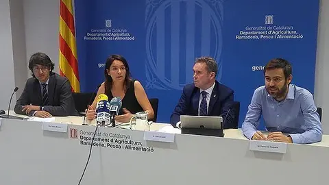 Un moment de la presentació d'avui.