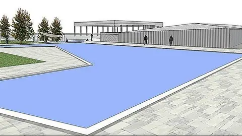 Imatge del projecte de les piscines d'Alpicat