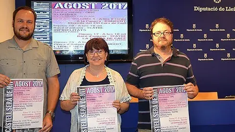 Marcel Pujol, Rosa Perelló i David Pradas van presentar el festival