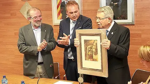 Joan Reñé, Jordi Calvís i Miquel Jovells