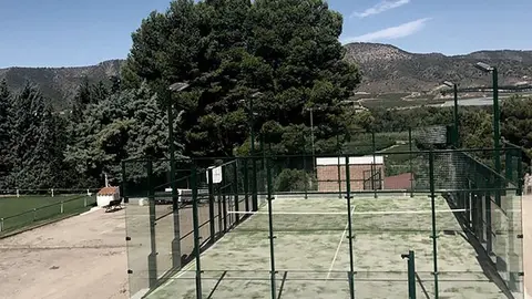 Imatge de la nova pista de Pàdel de La Granja d'Escarp