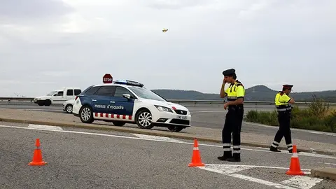 Un control dels Mossos d'Esquadra