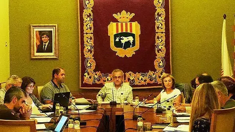 Fotografia d'arxiu d'un Ple a les Borges Blanques portada