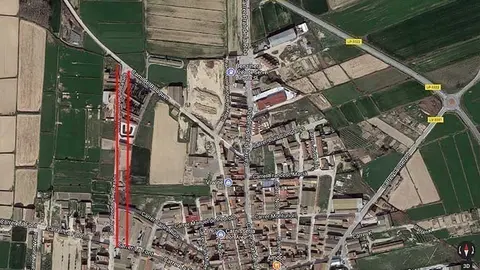 Tram de la Ronda Pau Cawsals en la que actua l'Ajuntament de Linyola