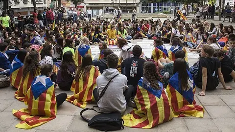 Mobilitzacions dels estudiants de secundària del Pla d'Urgell a Mollerussa 3