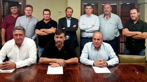 Representants de les entitats agràries de Catalunya