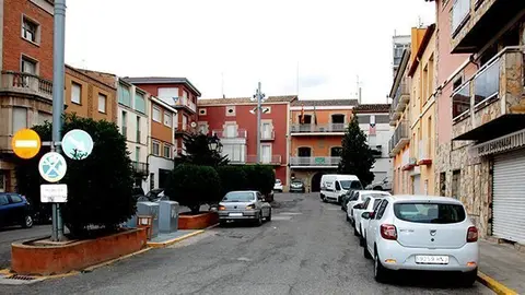Imatge actual de la plaça Major de Bell-lloc Portada