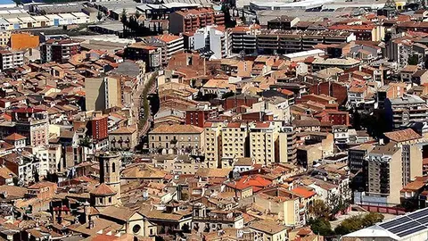 Imatge del centre urbà de Tàrrega