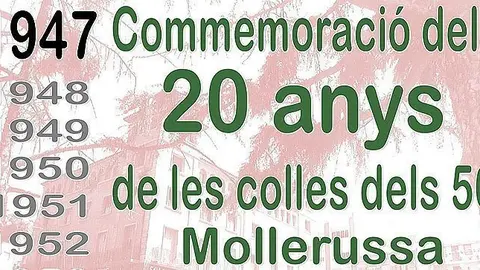 EXPO 20 ANYS de Collers dels 50 a Mollerussa Cartell portada