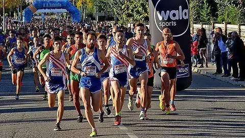 Sortida de la trentena edició de la Mitja Marató de Mollerussa