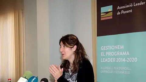 La Gerent de Leader Ponent Teresa Fuentes