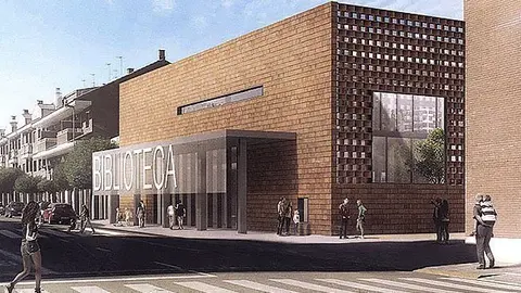 Imatge virtual de la futura biblioteca de Torrefarrera. (Horitzontal)