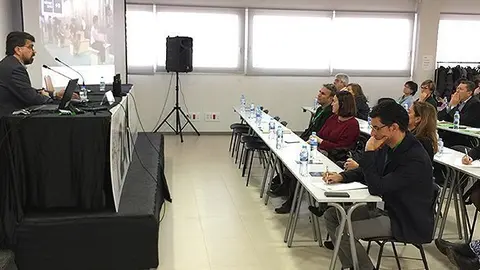 La conferència de Genís Roca en el 24è Congrés de Fires de Catalunya dut a terme a les Borges Blanques