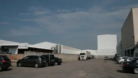 Imatge del magatzem de logística que va construir Puleva a Golmés