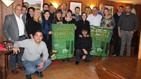 Partcipants en el sopar de cloenda de la mostra Gastronómica de les Garrigues