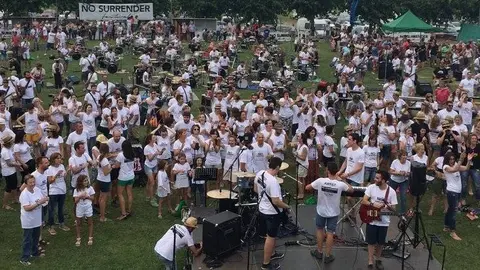 Participants en el No Surrender Festival de Vilanova de Bellpuig