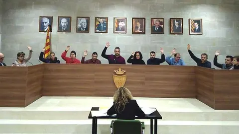 Imatge de la sessió plenària del passat dijous a Agramunt